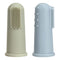 Baby Finger Toothbrush with Case, Food Grade Silicone, BPA Free, 2-Pack (Sage+Ether)