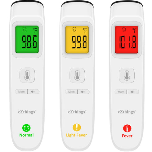 Medical Forehead Thermometer, Non-Touch Infrared with Fever Alarm