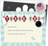 Set 25 5.5 4.25 A2 Koko Paper Co Bowling Thank You Cards. of x Green and Beige Flat Note Cards and White Envelopes.