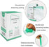 Heorryn 8 Bags-0.79 60 Count Gallon Drawstring Trash Mil Ultra Strong Medium Trash Can Liners for Kitchen/Office
