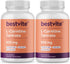 BESTVITE L-Carnitine Tartrate 500mg per Capsule (240 Capsules)(120x2) - Non-GMO, Gluten-Free, No Stearates