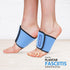 Cold Therapy Wrap with 2 Packs & 2 Sleeves - Reusable Gel Ice Packs for Foot, Wrist, Ankle Pain Relief, Blue