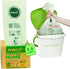 ANECO 100% Compostable Trash Bags, 2.6 Gallon, Extra Thick Kitchen Small Compost Bags, 100 Count