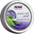 NOW Foods Solutions Chest Rub Relief - Soothing Natural Oils and Menthol Aroma, 2-Ounce