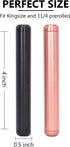 OZCHIN Aluminum Metal Tube Container, 4.5-inch Fits King Size, Airtight for Traveling