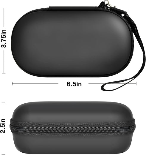 Portable 2 in 1 Contact Lens Case and Glasses Case, Traveling Holder with Soak Storage Kit Included