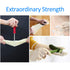 BOOMJOY Heavy Duty Nitrile Cleaning Gloves, Reusable Medium Dishwashing Gloves for Kitchen, Bathroom, Pet Care - White,