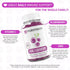Sambucus Elderberry Vitamin C and Zinc Gummies - 60 Vegan Gummies for Kids & Adults