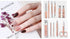 Manicure Set, 12 In 1 Stainless Steel Professional Pedicure Kit with Pink Leather Travel Case