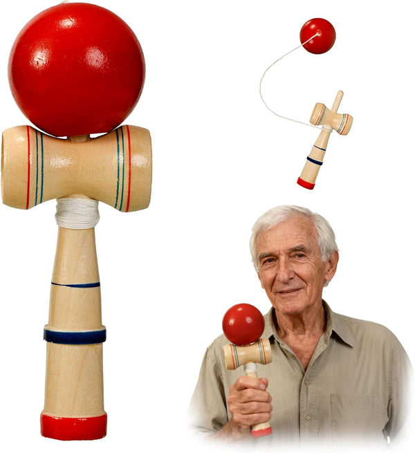 YarnieWell Dementia Products for Elderly, Wooden Hand-Eye Training Ball for Alzheimers Patients, Dementia