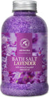 Lavender Bath Salt with Natural Lavender Essential Oil, 21.16 Oz - Aromatherapy Salts for Relaxation