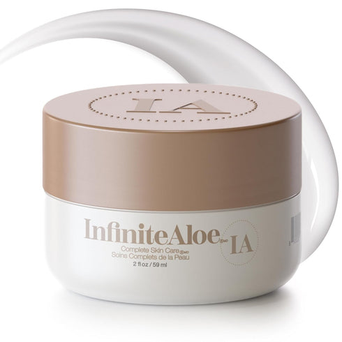 InfiniteAloe Complete Skin Care - Aloe Vera Powered Face and Body Cream for Dry Skin Relief, 2 oz
