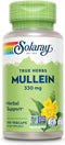 SOLARAY Mullein Leaf 330 mg, Vegan, Non-GMO, 100 Servings, 60-Day Guarantee