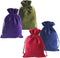 HRX Package Soft Velvet Gift Bags, 5.1x7.8 inch Velvet Drawstring Pouches for Tarot Rune Jewelry, 4 Pack
