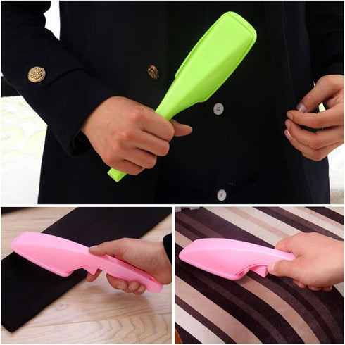 Magic Lint Brush 2Pcs - Fabric and Clothes Cleaner, Pet Hair & Dust Remover with Pop-up Multi-Directional Swivel Head