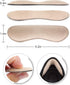 Dr. Foot's Heel Grips Liner Insert for Loose Shoes - Non-Slip Shoe Inserts Preventing Heel Slipping and Rubbing (Beige)