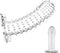 MENABLE Penis Sleeve Cock Sleeve Adult Sex Toys for Men, Transparent Penis Extender