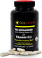 Nicotinamide Non-Flushing Vitamin B3 and D3 Supplement, Vegetarian and Gluten-Free, 60 Capsules, 500mg