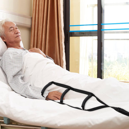 Ipetboom Adjustable Elder Pull Up Strap Bed Ladder Multi-Functional Physiotherapy Aid for Seniors and Disabled for Home