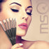 MSQ Eye Brush Set, Rose Gold 6pcs Eyeshadow Set, Eyebrow Brush Makeup Brushes for Eyeshadow, Eyebrow, Eyeliner