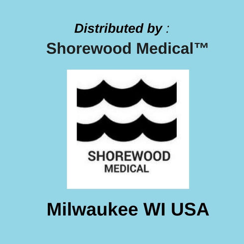 Shorewood Medical Adult Bib for Men, Women. Adjustable neck. Waterproof Inner Lining & Crumb Catcher.Machine wash & Dry