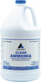 Clear Ammonia Cleaner Liquid, 1 Gallon - Multipurpose Cleaning Solution for Kitchen and Bathroom Use