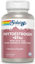 Solaray PhytoEstrogen Plus EFAs Menopause Support | 60ct, 30 Serv. with Wild Yam, Black Cohosh