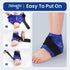 NEWGO Ankle Ice Pack Wrap for Swelling, Reusable Cold Pack for Ankle Injuries, Hot Cold Therapy, Blue