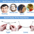 Metal Hair Band for Men Women Unisex Black Wavy Spring Outdoor Sports Headbands Simple Elastic Non Slip Headwear
