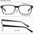 EYECEDAR 4-Pack Reading Glasses for Men, Blue Light Blocking, Adjustable Metal Spring Hinges, 1.50