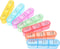 KOMBIUDA Large Capacity Pill Organizer Box, Wear-Resistant Portable Medicine Case with Airtight
