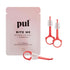 PUL Chew Tool & Clear Aligner Removal 2 in 1 Combo Tool, Compatible with Invisalign, Hygienic Oral Care, 3 Pack, Pink