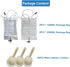 YEYSXSY Set 20PCS 2PCS 1000ML 2PCS 2000ML Bag(25mm/0.98inch) Male Catheter External Self-Sealing Condom Urine Bag
