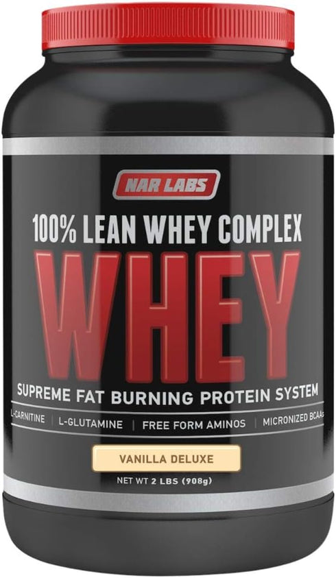 100% Lean Whey Complex, 2 Pounds, Vanilla Deluxe