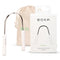 Boka Tongue Scraper for Adults & Kids with Case, Stainless Steel Tongue Cleaner with Linen Travel Pouch