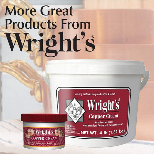 Wright's Silver Cleaner and Polish Cream, 8 Ounce, Ammonia Free