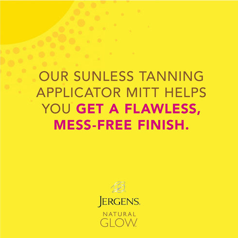 Jergens Natural Glow Body Applicator Mitt - Flawless Tanning Blender Glove, Reusable, Protects Hands