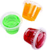 200-1oz Clear Polypropylene Small Plastic Containers with Lids