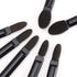 Professional Double Head Eyeshadow Brushes, 50 Pcs Disposable Dual Sides Sponge Makeup Applicator, Black