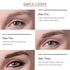 Waterproof Eyebrow Gel, Brunette Brown Tinted Mascara Makeup for Natural-Looking Brows, Long-Lasting