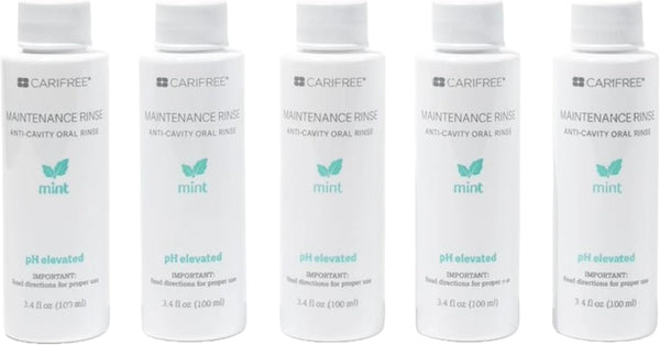 CariFree Maintenance Rinse, Mint Flavored, Travel Size for On-The-Go Convenience, Anti-Cavity &