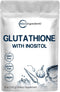 Glutathione Supplement, Pure Reduced Powder with Inositol, 5 Ounce (9 Months Supply), Vegan Antioxidants