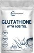 Glutathione Supplement, Pure Reduced Powder with Inositol, 5 Ounce (9 Months Supply), Vegan Antioxidants