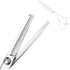 Professional Hair Cutting Scissors Kit - Home Haircutting Barber/Salon Thinning Shears with Comb and Case (Silver)