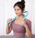 Round Blue Manual Neck Massager for Neck and Spine Relief