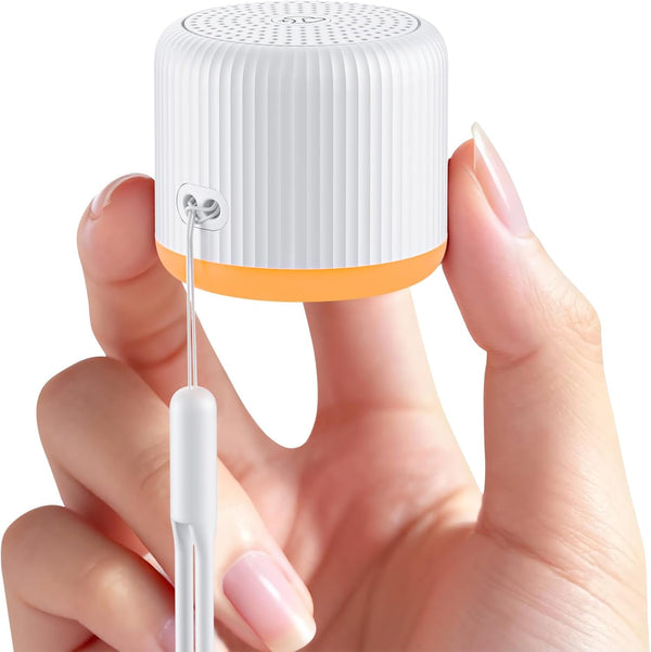 LEICEX Portable Sound Machine,Travel Sound Machine with Light,15 Non-Looping Sound Timer and