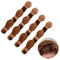 Retro Braided Hair Styling Clips, 4-Pack Multi-Layer Hollow Woven Hairpins for Women