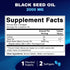 Vitamatic Black Seed Oil Capsules - 2000 mg per Serving - 120 Softgels - Colde Pressed - Contains Min 0.95% Thymoquinone - Supports Healthy Immune Response - Made in The USA
