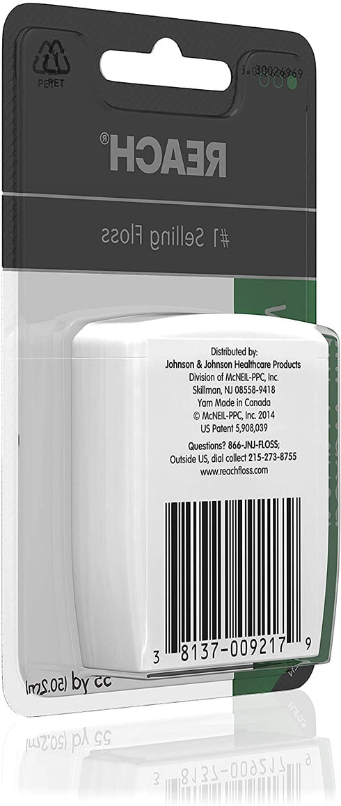 Reach Mint Waxed Dental Floss 55 Yd (Pack of 2)