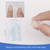 Yomanosk 30PCS Silicone Anti-Friction Toe Protector,Soft Clear Little Gel Toe Protectors Breathable Toe Covers for Men